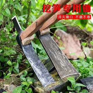 锻打锄头农用挖土除草种地专用锄挖笋双头锄工厂现货农用工具锄头