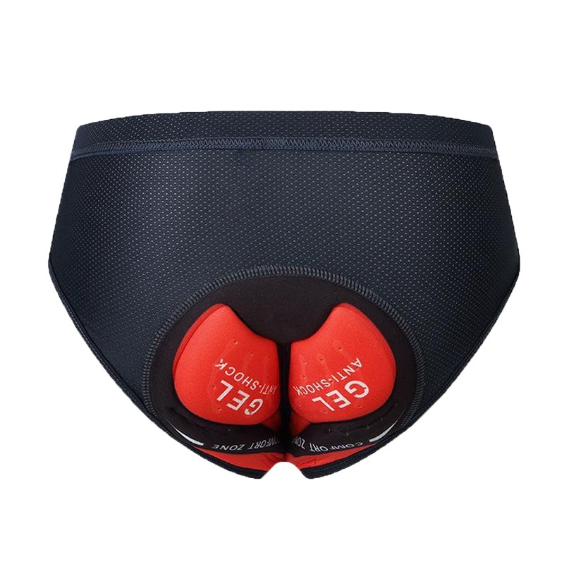 Ridphants Men's Mountain Bike Riding Underwear 3D Silicone Pad Breathable Elastic Outdoor Sports Bicycle Pants