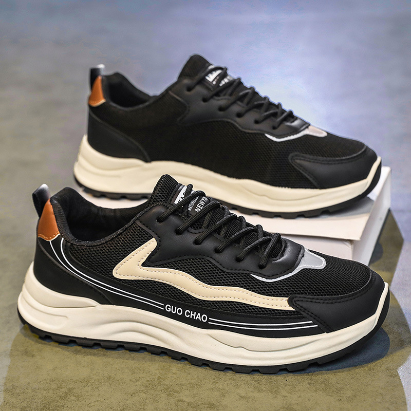 Zapatos de hombre casuales 2026 nuevos zapatos de patina de malla transpirables de verano antiodor juvenil zapatos deportivos de hombre ligeros