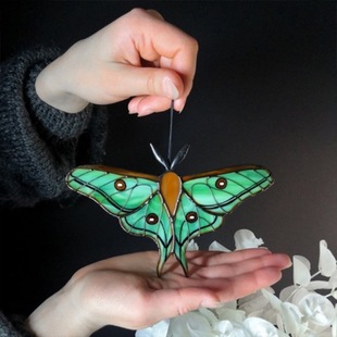 Cross-border new Handmade Butterfly Suncatcher handmade butterfly light trap