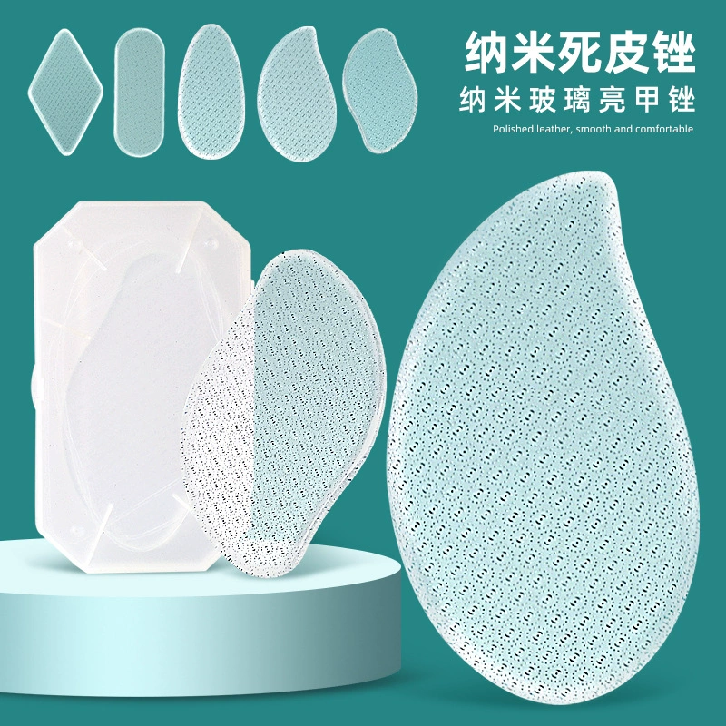 Новый в наличии оптом трансграничный камень для ног для мозолей роговой стеклянный напильник для ног шлифовальный станок для ног, чтобы умереть