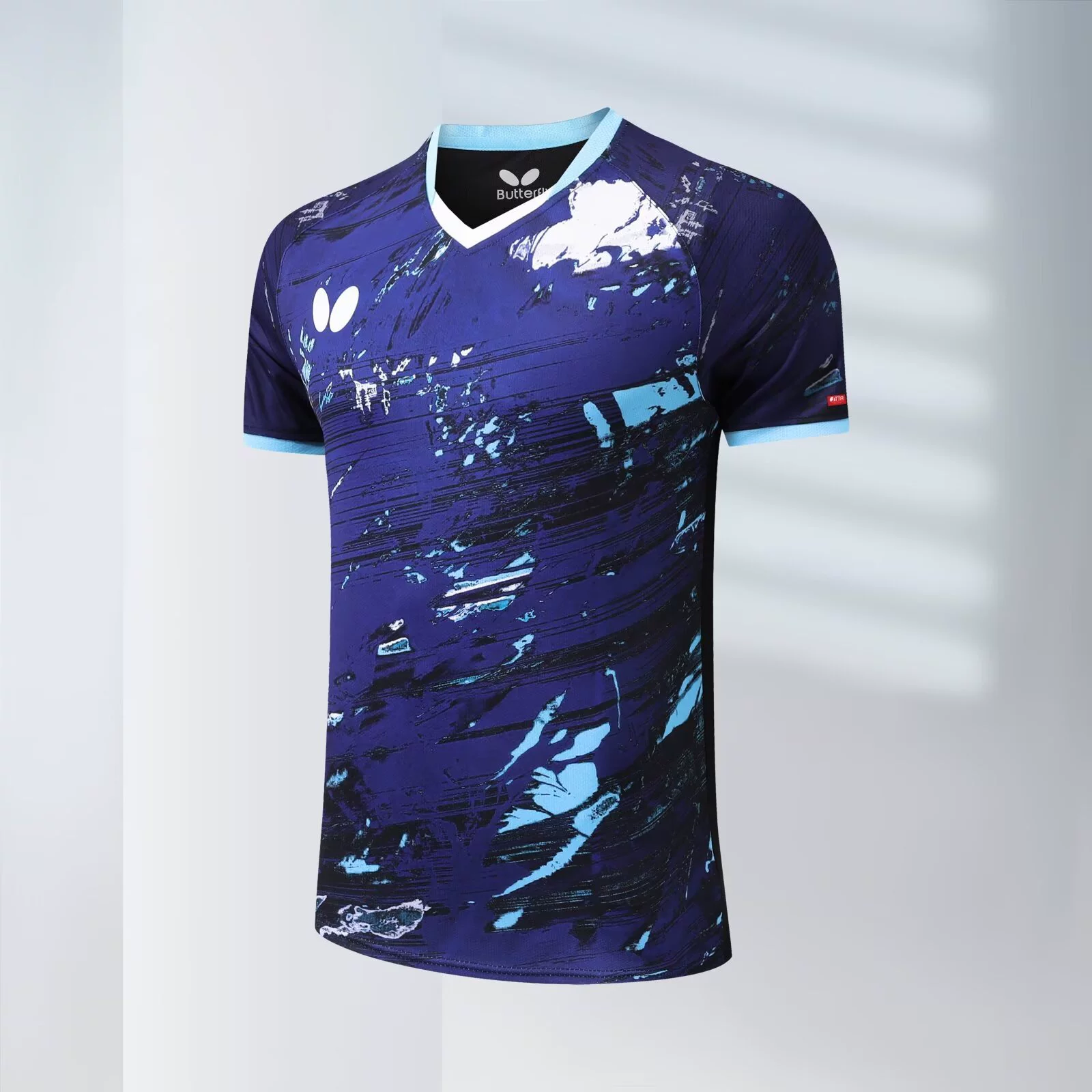 Butterfly, summer quick dry uniform for table tennis for men and women for training, round collar