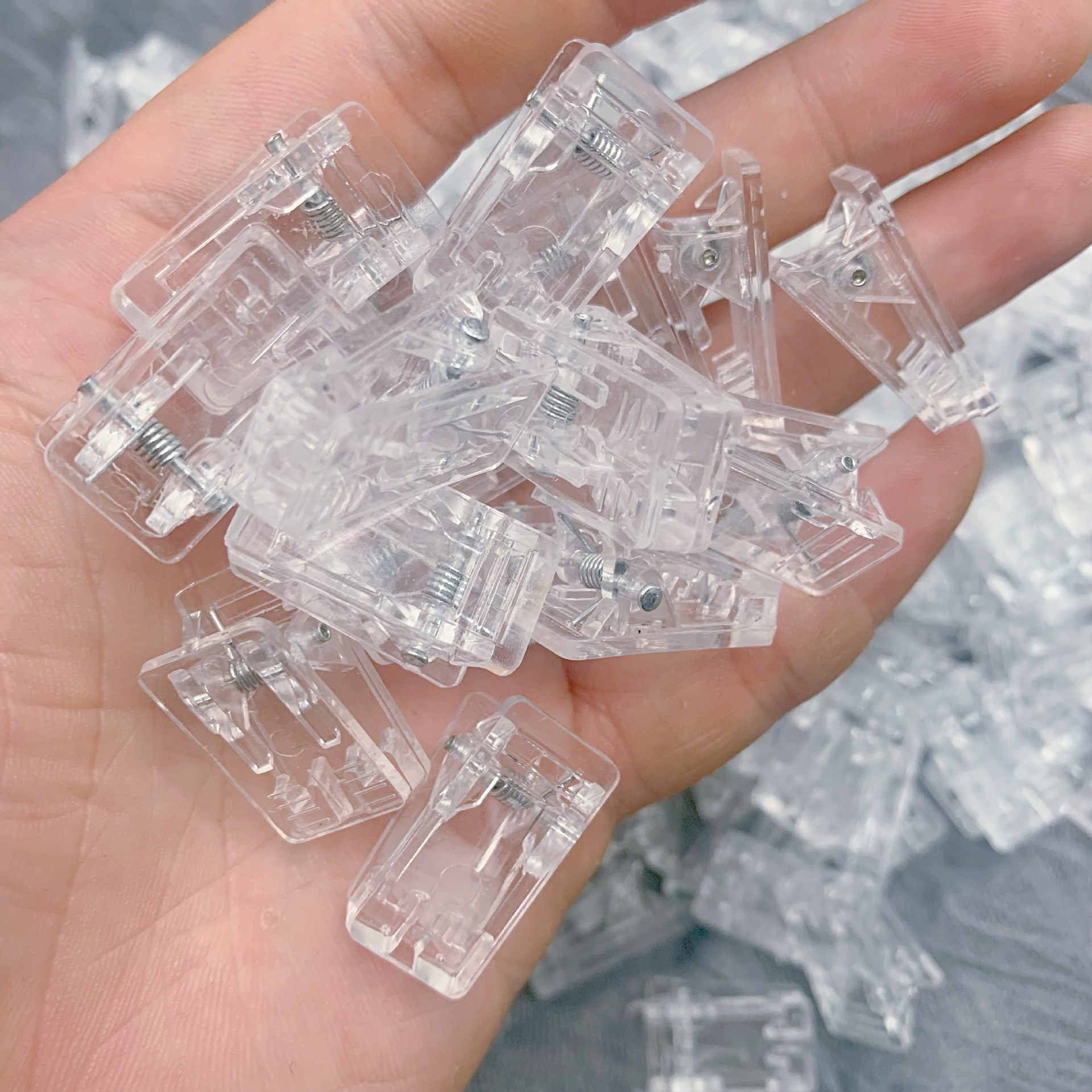 亚克力pp夹子diy原材料 ins风手账夹胸卡证件夹试卷夹文件夹批发-阿里巴巴