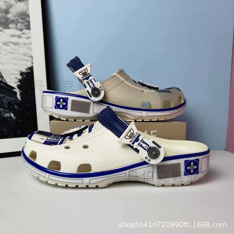 Star Wars Robot Clogs, New Style Unisex Closed-Toe Beach Sandals, Non-Slip Breathable Casual Shoes, Available for Wholesale Star Wars Robot Clogs, New Style Unisex Closed-Toe Beach Sandals, Non-Slip Breathable Casual Shoes, Available for Wholesale