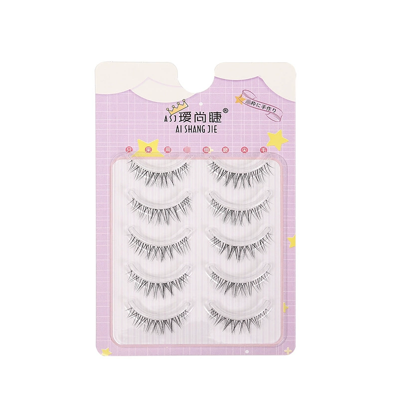Transparent comics, dense three dimensional false eyelashes for eyelashes