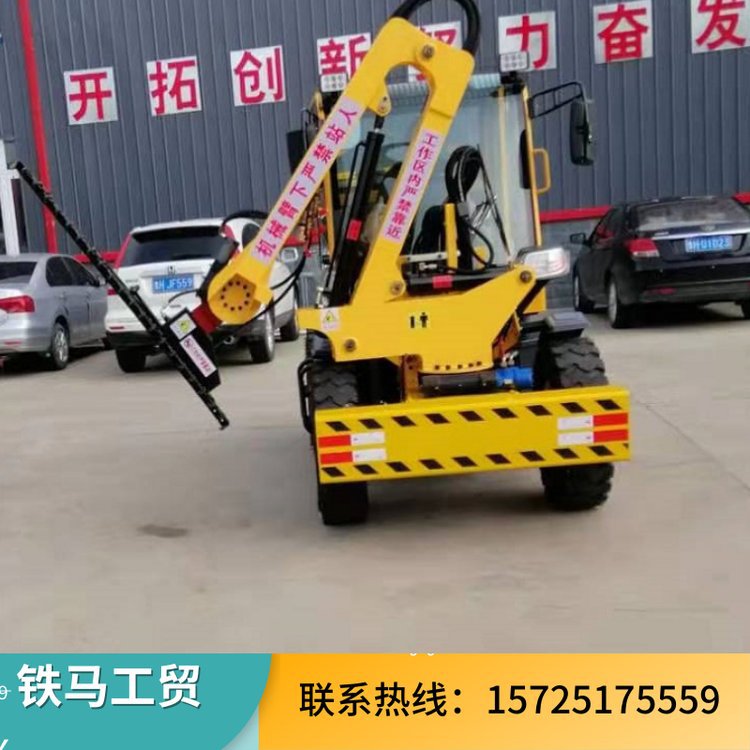 伸缩臂绿篱修剪机 园林绿化带修剪车 使用方便 实体厂家