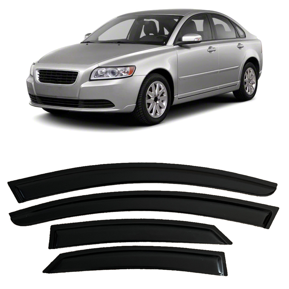 Volvo Volvo S40 2008-2012 Rain Guards Side Window Deflectors (Rain shield) - for-volvo-s40-2008-20124pcs