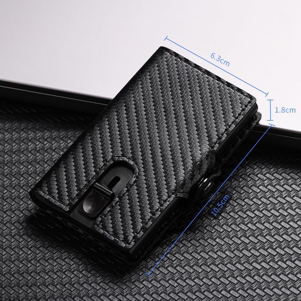 Amazon con bolso de cambio bolso de tarjetas retrógrado RFID anti-robo bolso de cuero bolso de piel de caballo loco portátil