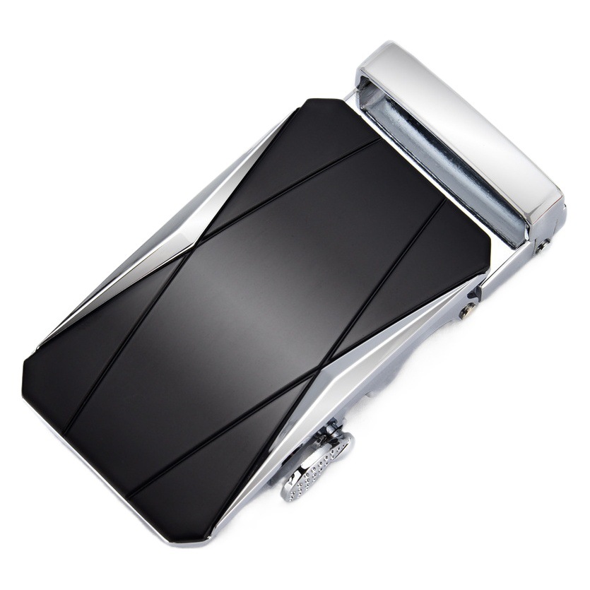 Hebilla de cinturón de suministro directo de fábrica 4.0 ancho y lingote LOGO cinturón de aleación de zinc hebilla de resorte hebilla automática