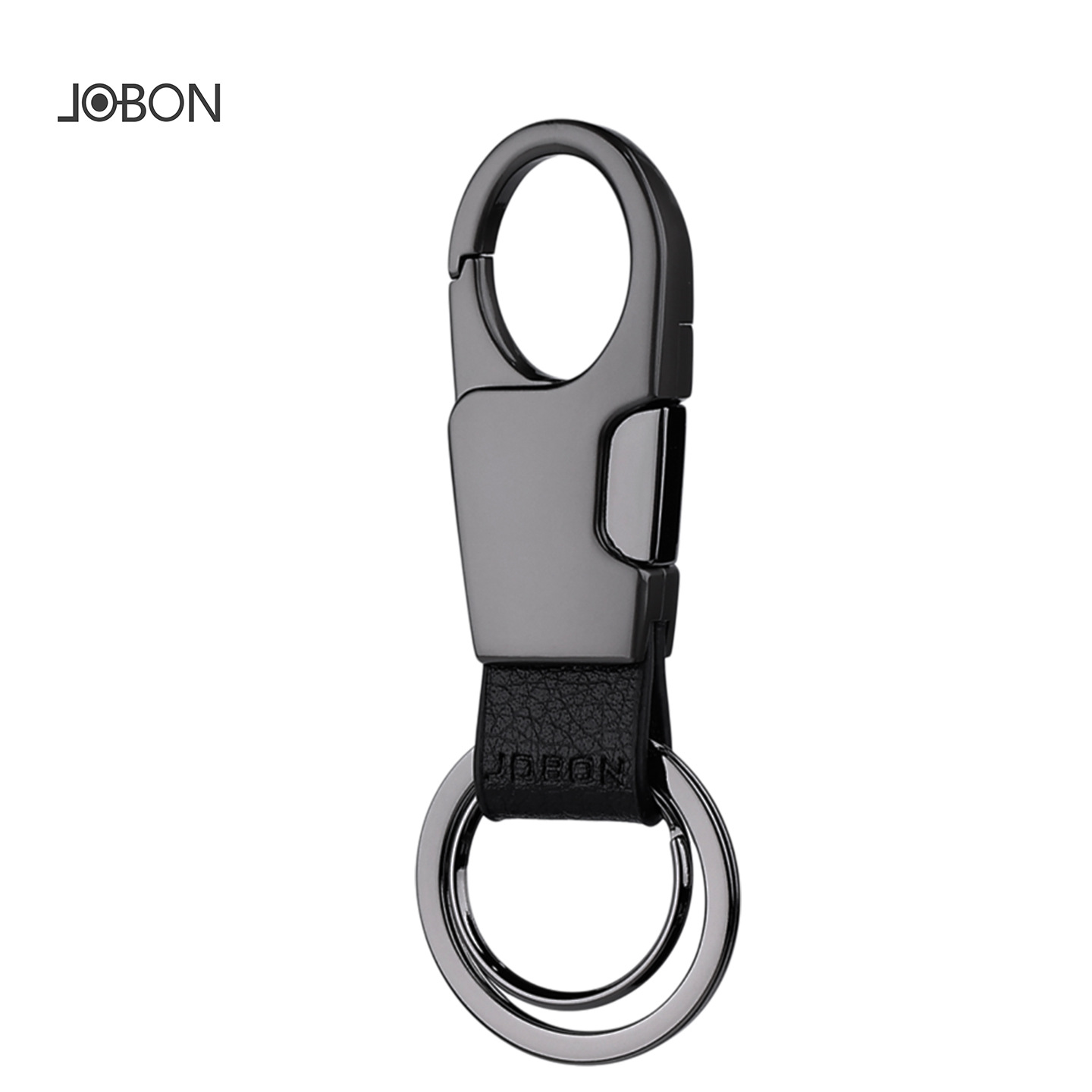 中邦钥匙扣男女士皮质腰挂个性创意车钥匙链金属钥匙圈高档锁匙扣