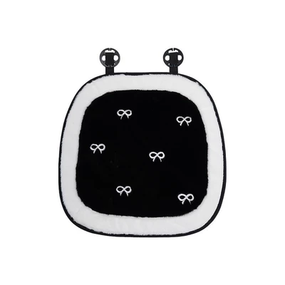 Neck Pillow Cushion Simple Comfortable Waist support - rabbit-fur-white-edge-multiple-bows-cushions-front-rows