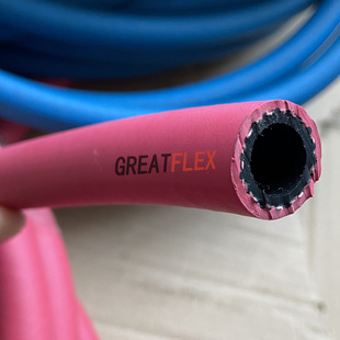 Gretel red industrial explosion-proof woven rubber air gun air pipe oxygen welding and cutting gas cutting pipe free shipping