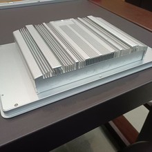 新款全铝全封闭工控一体机外壳电容触摸工业平板电脑套料机箱
