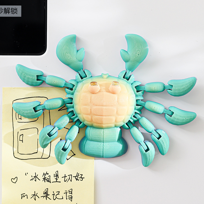 Imprimir 3D Imprimir Imán de refrigerador de animales marinos Creativa Tortuga Pulpo Estéreo Pegatina magnética Decoración del hogar Regalos al por mayor