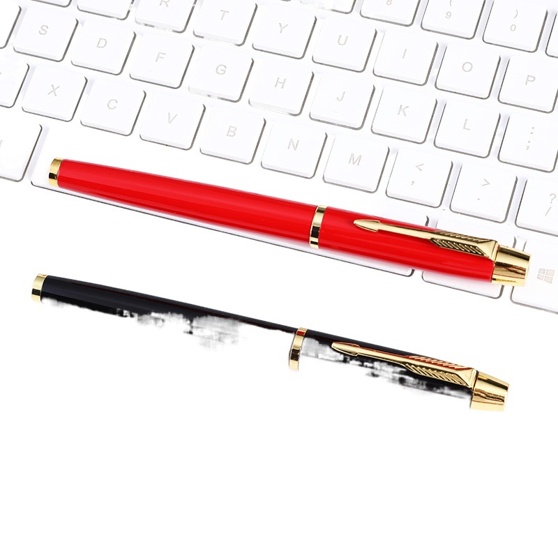 Simple Metal Business Sign Pen Office Meeting Gel Pen Ball Pen Advertising Gift Ink Pen Orderable logo
