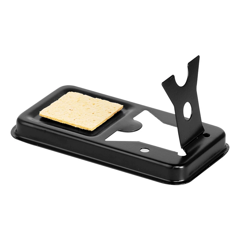 Электрическая стойка для паяльника с трансграничным источником, простой тип YS с губкой, железный кронштейн Luo, цельнометаллическая стойка для паяльника, комплект поставки