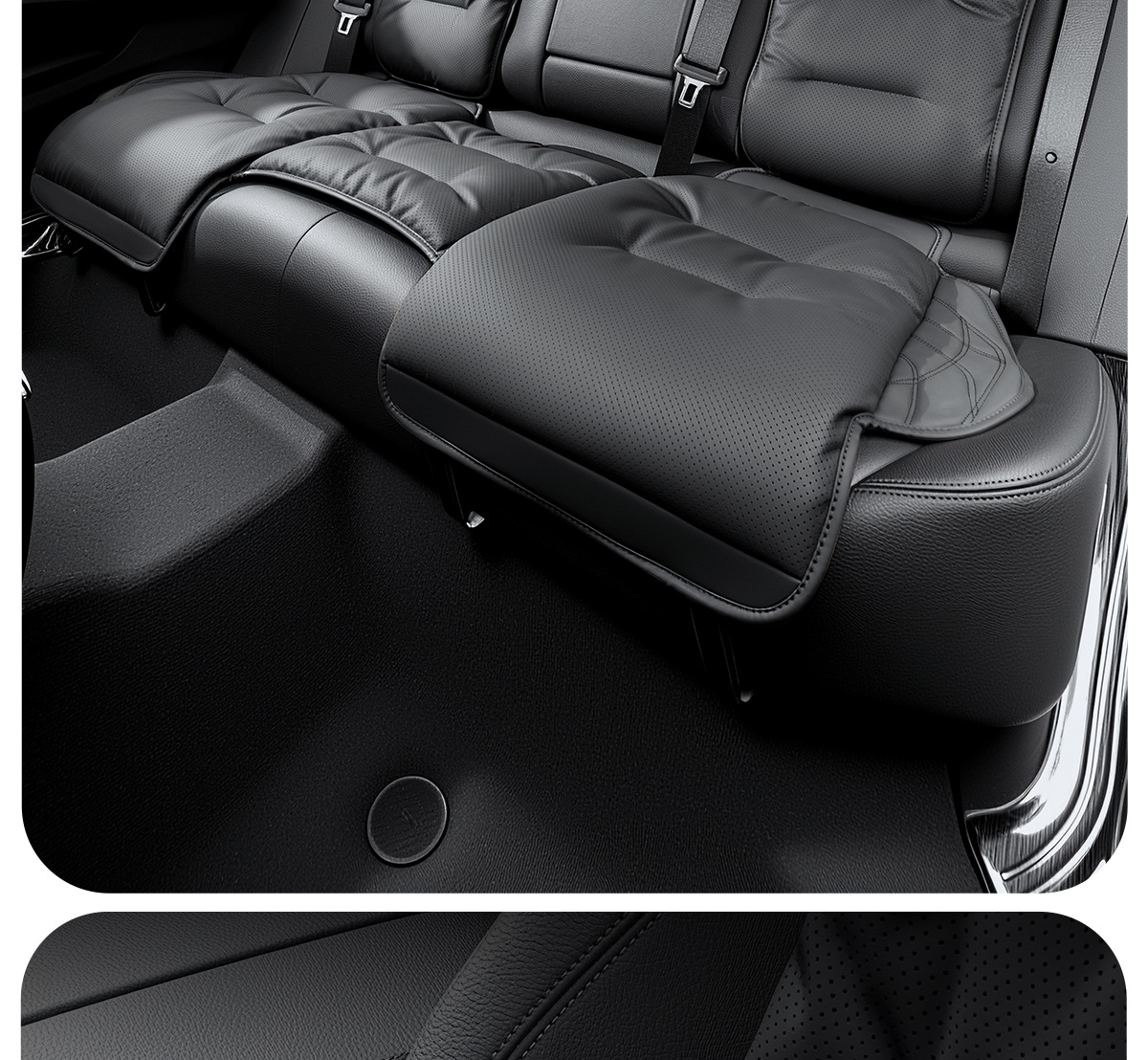 Cross-Border New Product Car Seat Cushion, Universal for All Seasons, High-End Nappa Leather Seat Cushion, Comfortable and Skin-Friendly Car Seat Cover
