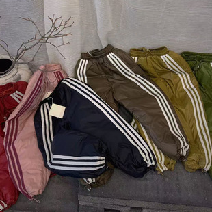 Autumn and Winter Off-Season Children's down Pants Medium and Large Children's White Duck down Winter Casual Warm Trousers Live Broadcast Wholesale
