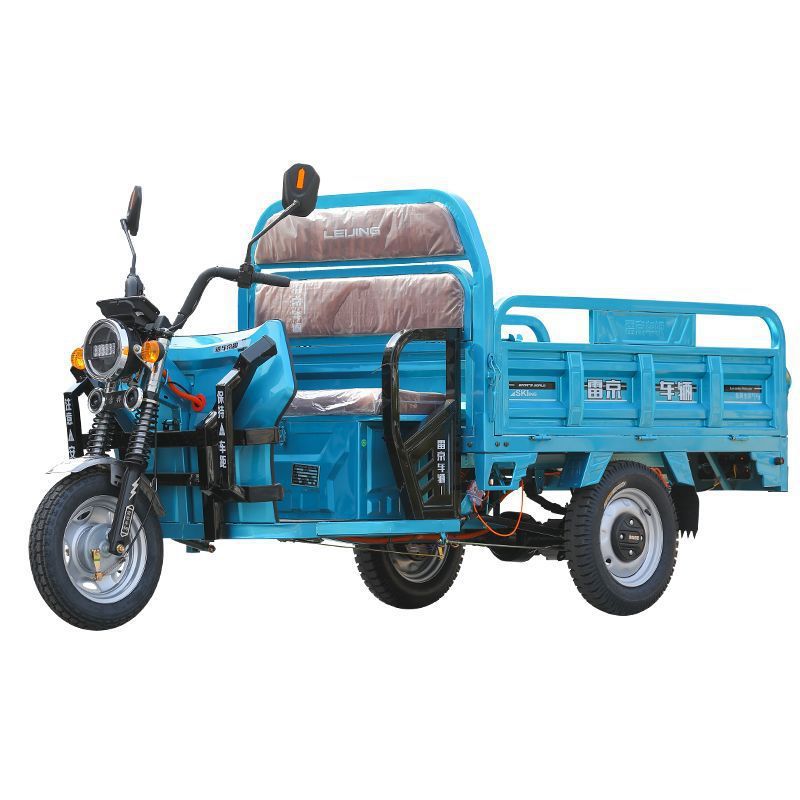 Carga pesada rey triciclo eléctrico expreso de doble propósito gran potencia tracción de carga triciclo eléctrico agrícola de larga duración