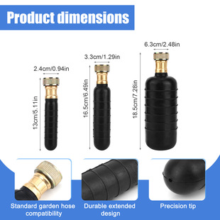 Factory Direct Supply 1-6in Garden Water Pipe Drainage Pipe Cleaning Rubber Airbag for Various Scenarios Pipeline Dredging