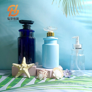 High-End Gourd-Shaped 700ml Plastic Lotion Bottle 300ml Shampoo Bottle 500ml Shower Gel Plastic Empty Bottle
