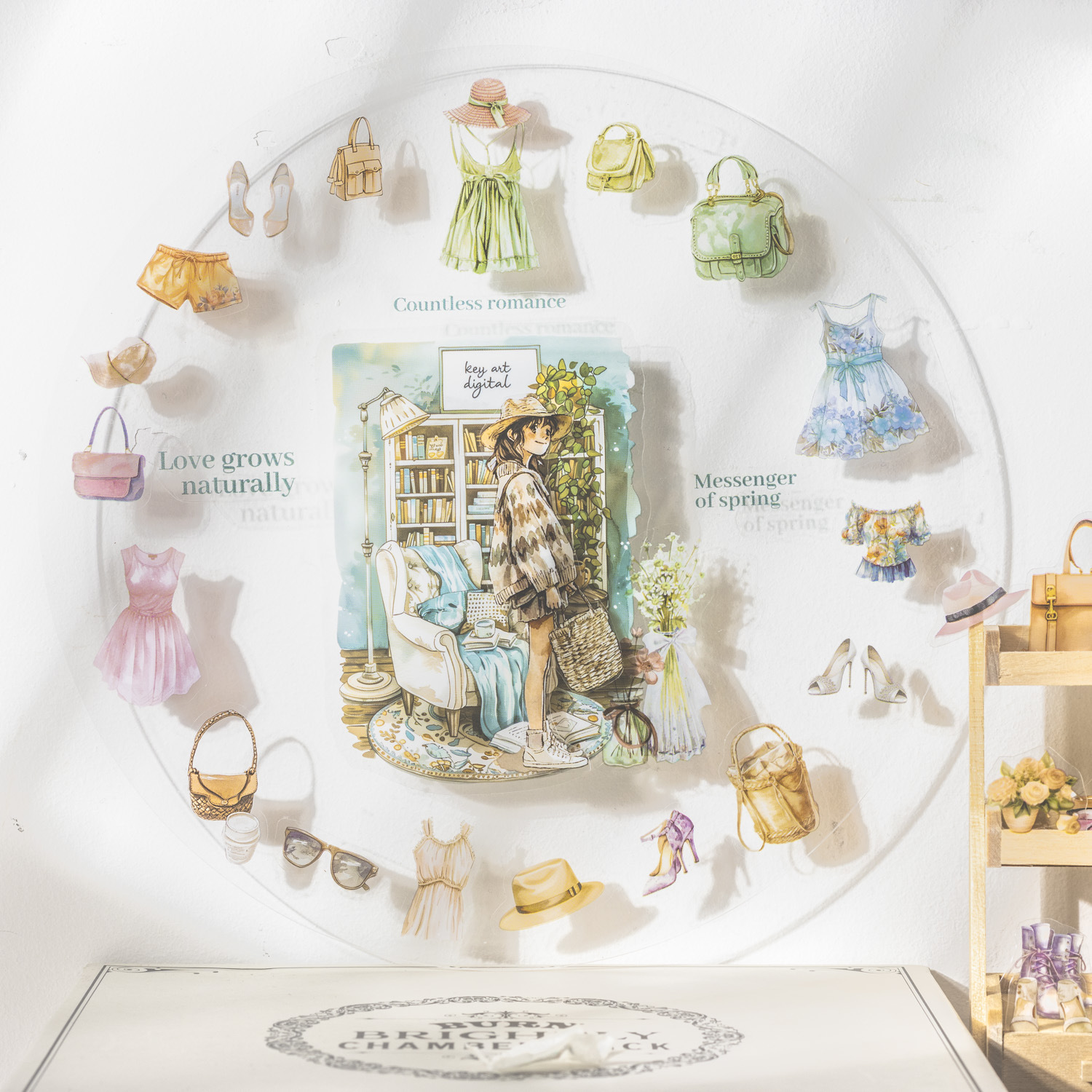 Carácter de niña de salsa de tomate para usar cinta temática