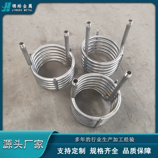 钛盘管钛冷却管钛合金换热管钛盘管大口径钛盘管规格全可定制