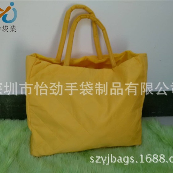 可折叠手提袋间棉便当袋涤纶锏棉午餐袋涤布提包牛津布购物袋