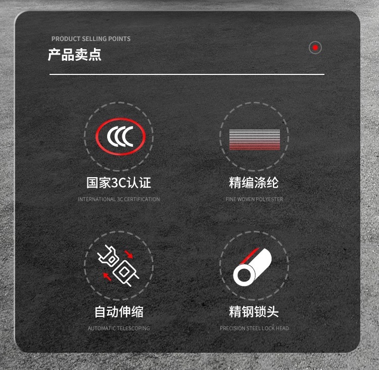 Forklift safety seat with joint force Hangzhou fork two-point automatic retractable passenger car safety belt accessories assembly