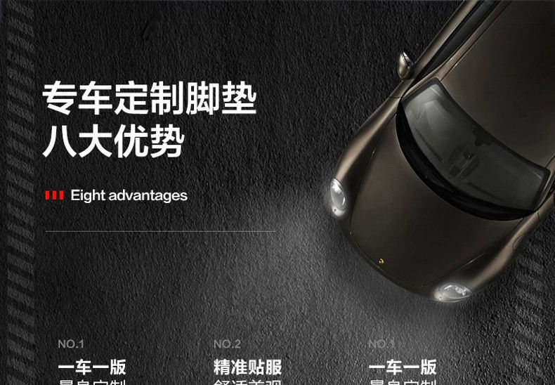 Suitable for Volkswagen Touron Pro Floor Mats Surrounding Tpe Car Floor Mats 25 Volkswagen Main Driver Seven-Seat Floor Mats Upper Layer