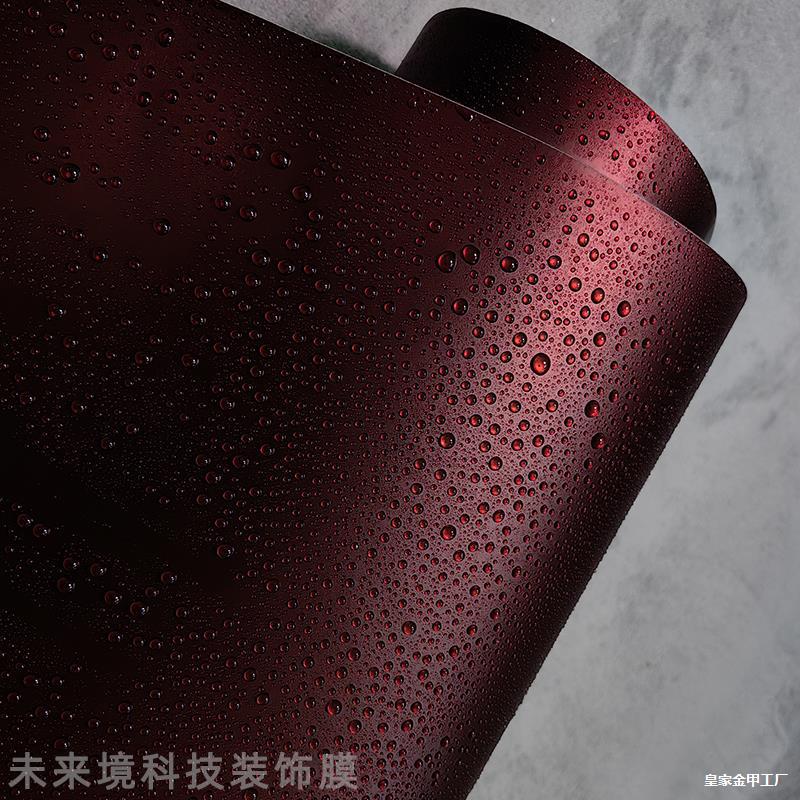 スーパーマットロマーニレッド車の色変更フィルム車体バックミラーフードテールウイングオートバイマットダークレッドステッカー