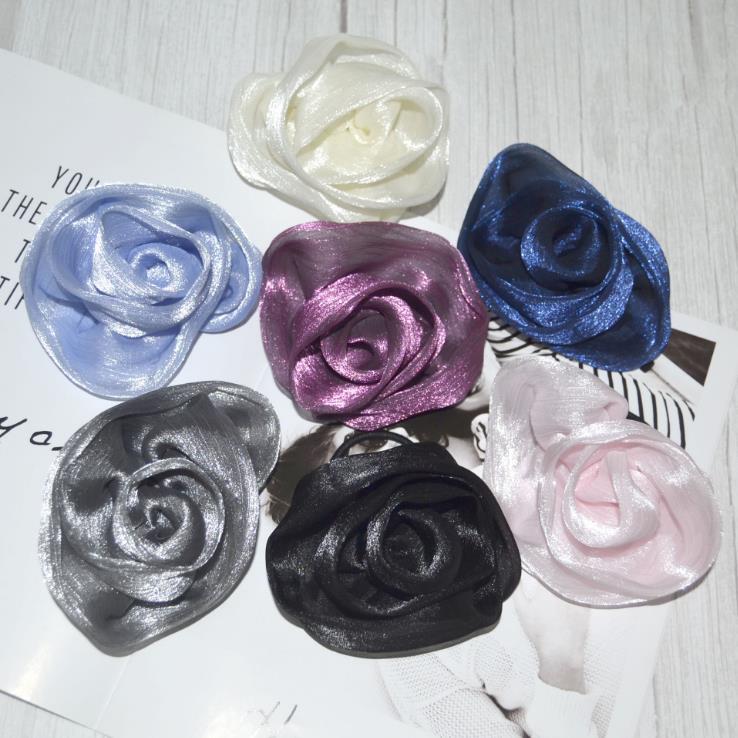 Women's Simple Style Flower Cloth Hair Tie display picture 6