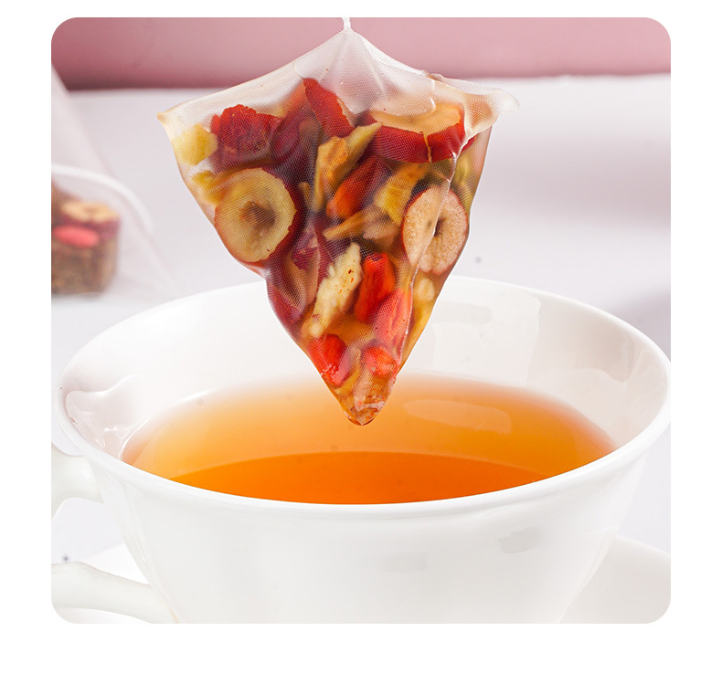 Rose Brown Sugar Ginger Jujube Tea Gui Yuan Hong Zao Jiang Cha 200g Cold Brew Herbal Tea Bags preparation