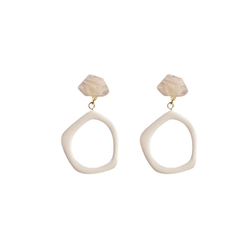 Серебряная игла, южнокорейские товары, серьги, акриловые клипсы для ушей, образец серебро 925