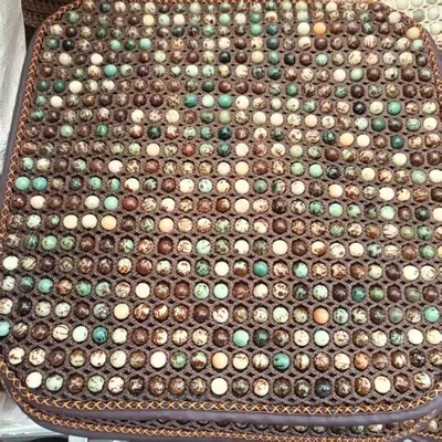 Cool pad | Cushion Three-Piece Set - 3d-mesh-square-mat-beads-piece