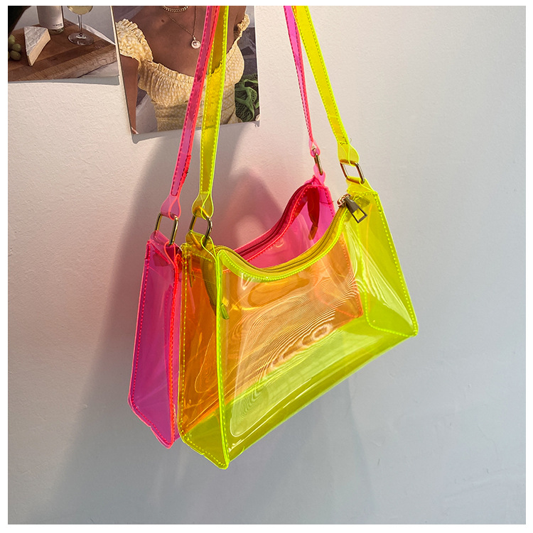 Women's Small Spring&summer Pvc Fashion Underarm Bag display picture 6