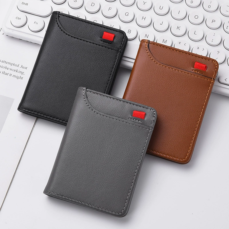 Новый держатель для карт, держатель для карт, трансграничный слот для нескольких карт, держатель для карт, вертикальный держатель для удостоверений личности, мужской кошелек, мини-кошелек