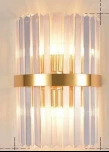 Wall Sconce stainless steel — Modern minimalist crystal wall lamp, 29×9×29 cm, light-luxury style