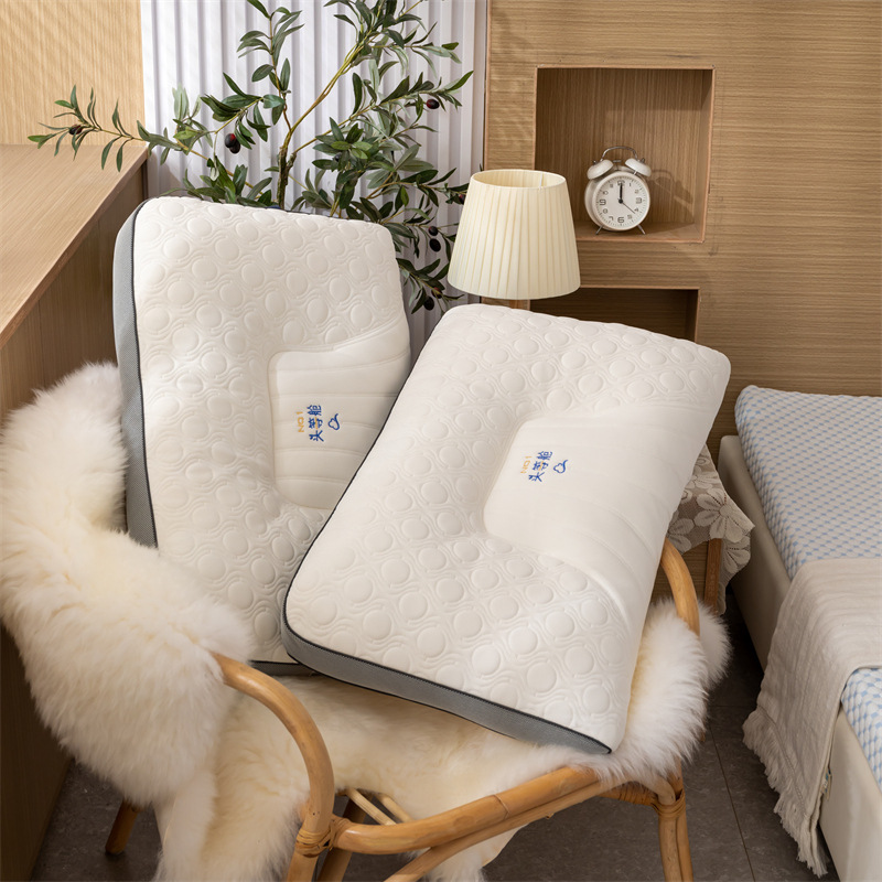 Light Luxury Hotel Pillow Core,Durable And Non-deformable Pillow,Cervical Vertebra Protection,Sleep Aid,Cotton Home Pillow Core,White Single Pillow