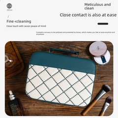 繡格韓版化妝包大容量收納包化妝品家用pu皮便攜式化妝箱廠家批發