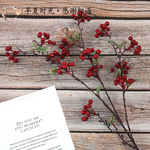 Моделирование ягода состояние плодовое дерево Зима фрукты боярышник китайский стиль цветок гостиная украшение вход Фальшивый цветок декоративный оптовая торговля