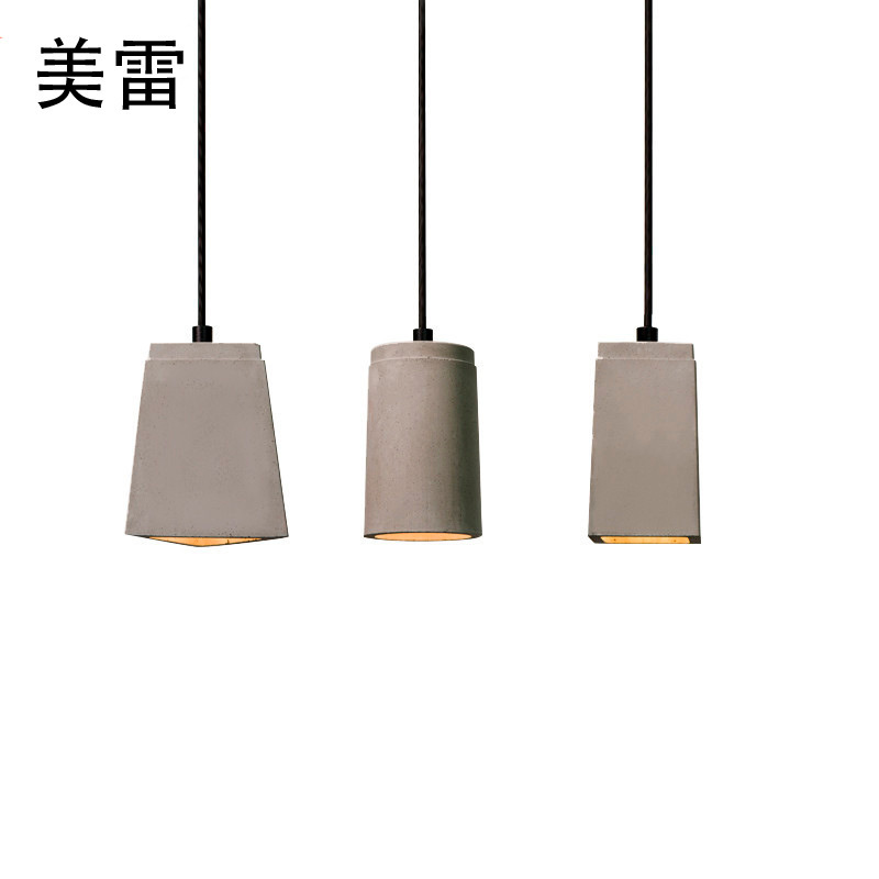 loft Industrial style cement Chandelier Creative retro bar Tea Restaurant living room bedroom bedside Stair restaurant chandelier