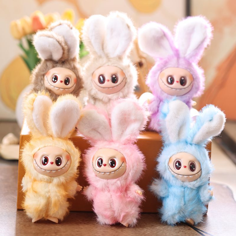 かわいいビニールウサギペンダントぬいぐるみ人形ウサギバッグペンダントキーホルダー人形人形|undefined