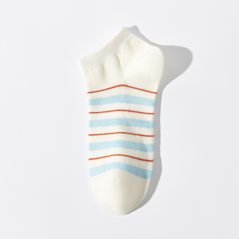 Zhuji calcetines de las mujeres de primavera y verano de corte bajo-Top corto tobillo calcetines de moda de algodón japonés suave sudor-absorbente calcetines de las mujeres al por mayor de algodón