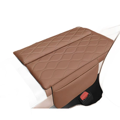 Leather Storage Pocket Velcro Installation | Armrest box pad