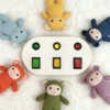 YX054-2 wooden box three-color light [battery provided]