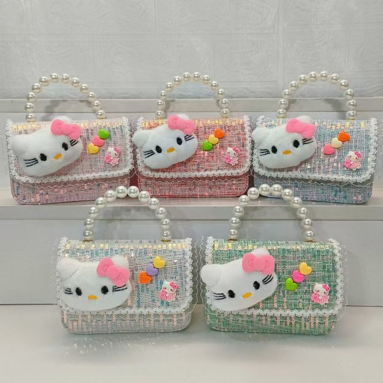 Bolsas infantiles lindas princesas de dibujos animados bolsas de mano niñas extranjeras bolsas de hombro para niños accesorios de cambio