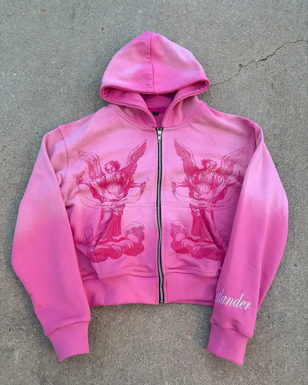 Urban Hip-Hop Gradient Print Hooded Sweatshirt Jacket - Stylish Oversized Pullover With 3D Design For Men & Women_viptrois.com