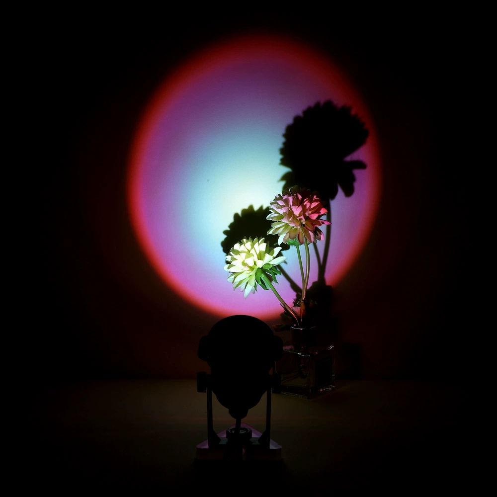 Закат Свет Закат Проекционный Свет Радуга Проекционный Свет Фото Фон Свет Закат Красный Солнечный Свет