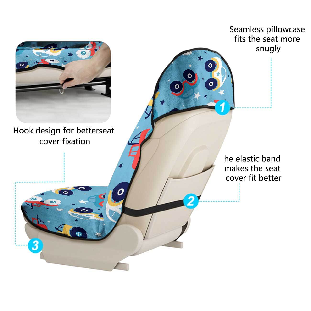 Car seat towel cover, front seat protector, suitable for gym and exercise, universal for all seasons, car use 125